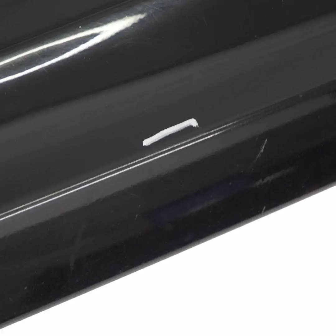 BMW E87 Sill strip side skirt left BLACK 2 SCHWARZ II - 668