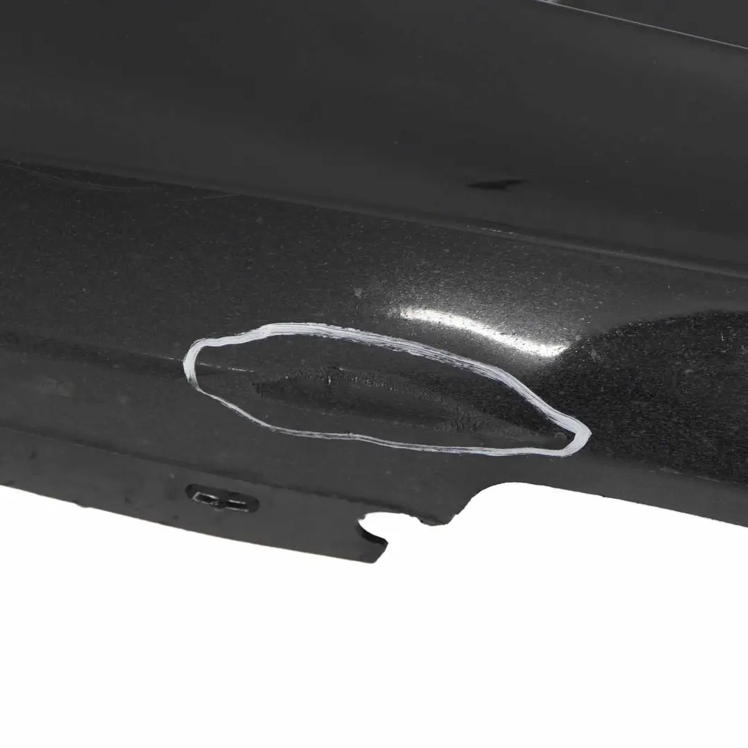 BMW E87 Sill strip side skirt left BLACK 2 SCHWARZ II - 668