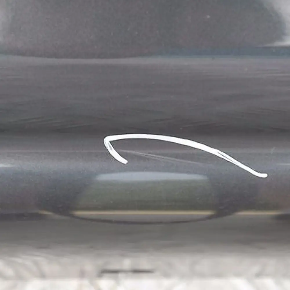 BMW 1 E87 Bas de Porte Couverture Seuil a Gauche Brillant Graphite