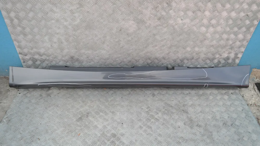 BMW 1 3 E87 Baguette de seuil jupe latérale gauche Graphite Etincelant Métallisé