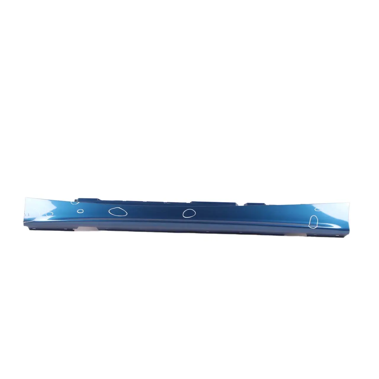 BMW E87 Side Skirt Sill Strip Left N/S Sydneyblau Blue Metallic - A19