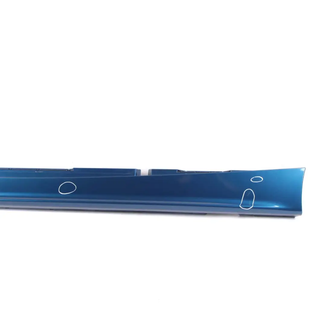 BMW E87 Side Skirt Sill Strip Left N/S Sydneyblau Blue Metallic - A19