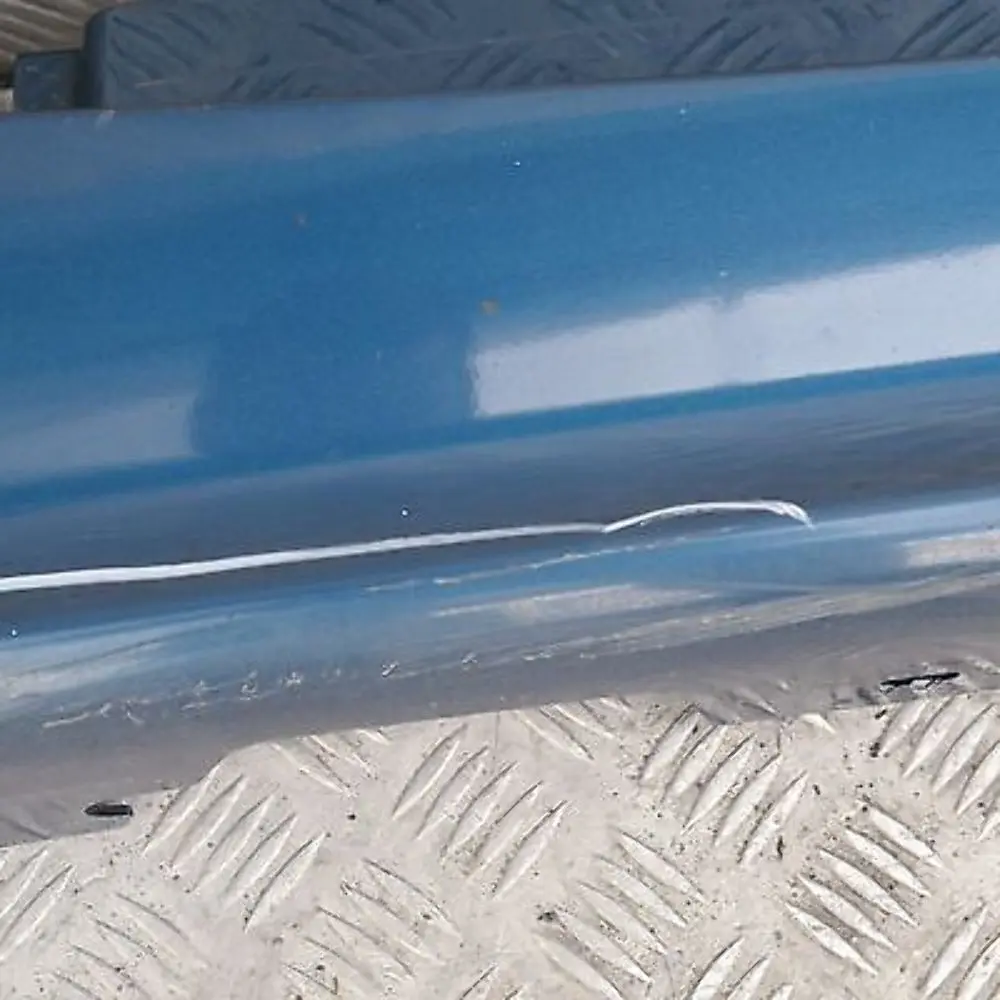 BMW 1 E87 Bas de Porte Couverture Seuil a Gauche Bleu de Sydney Bleue