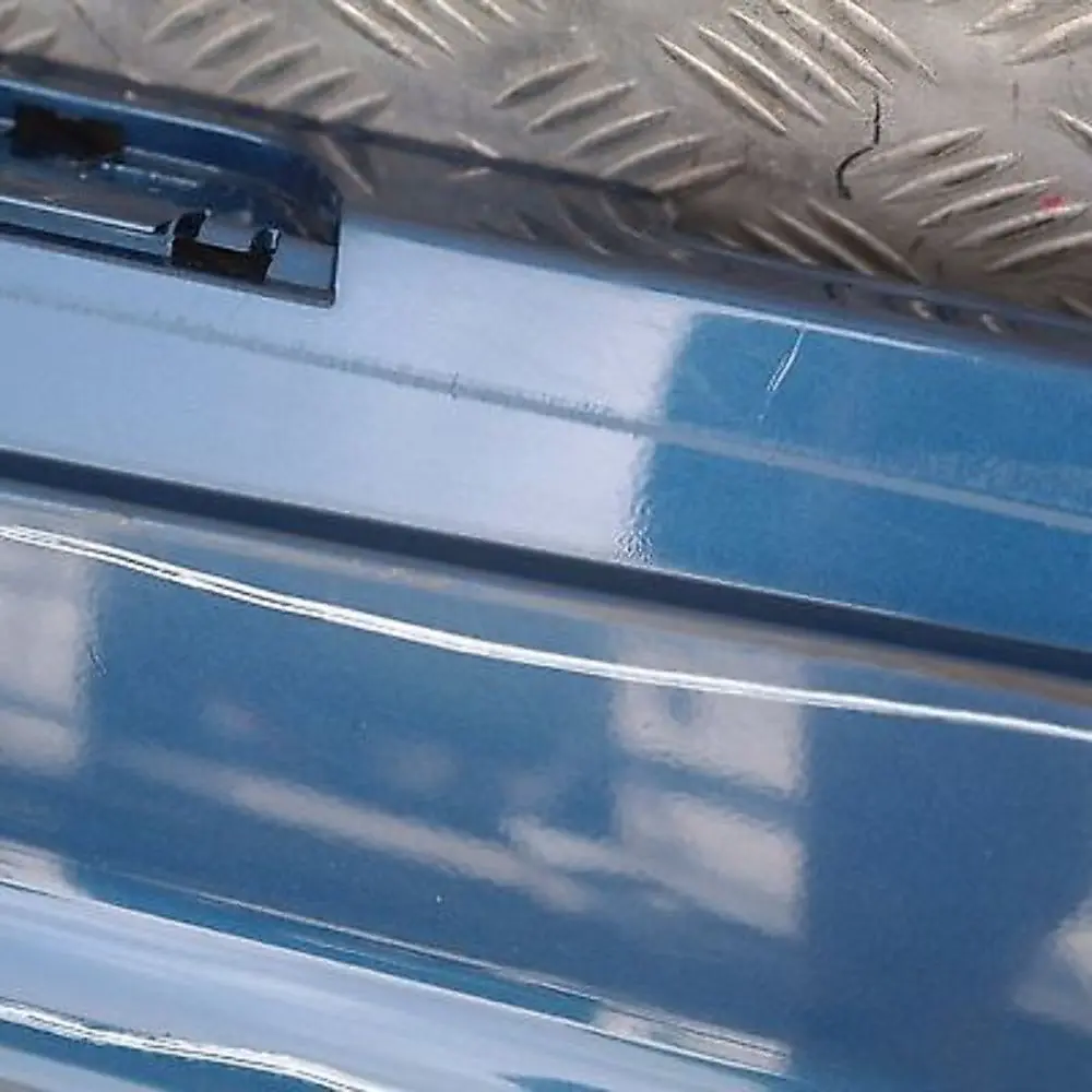 BMW 1 E87 Bas de Porte Couverture Seuil a Gauche Bleu de Sydney Bleue