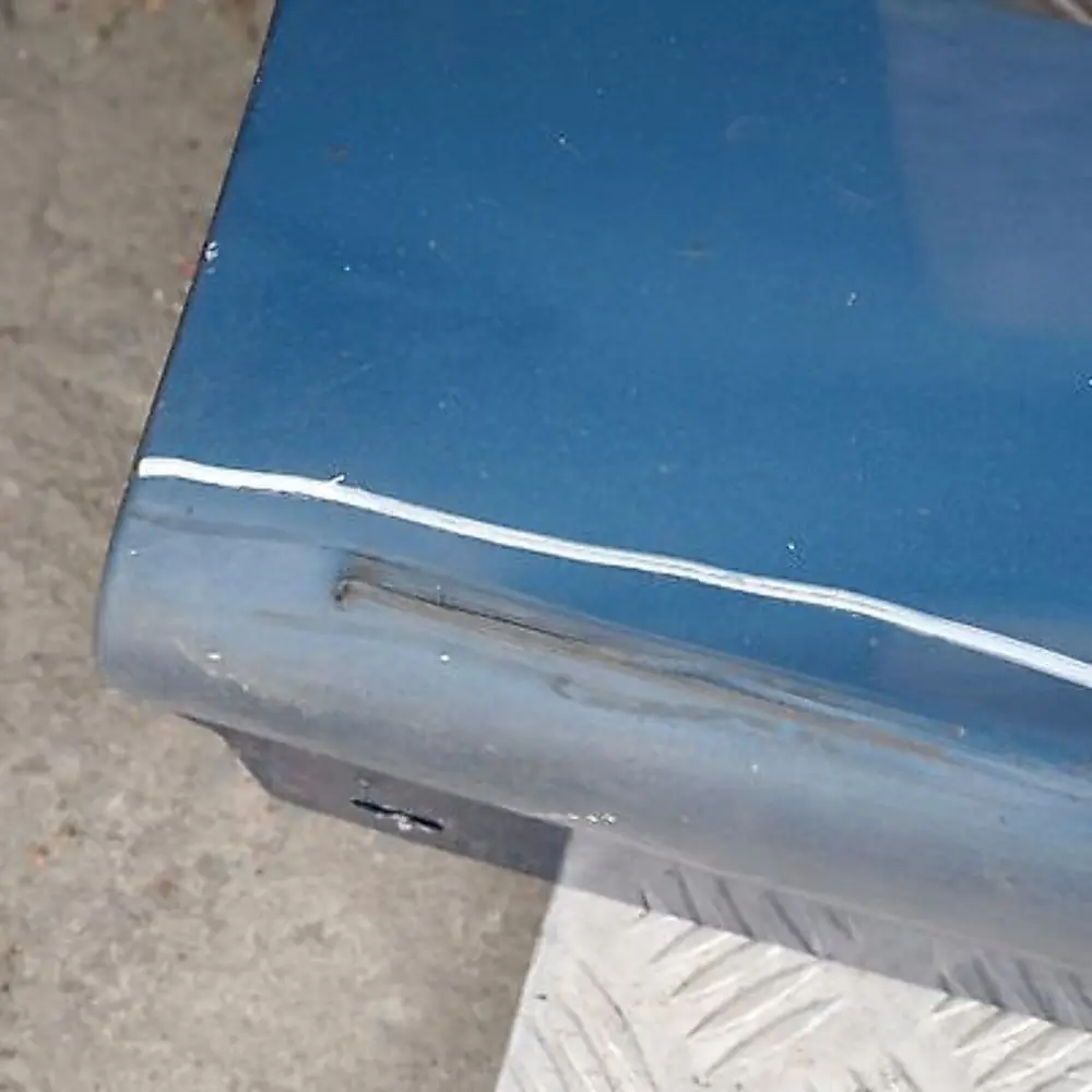 BMW 1 E87 Bas de Porte Couverture Seuil a Gauche Bleu de Sydney Bleue