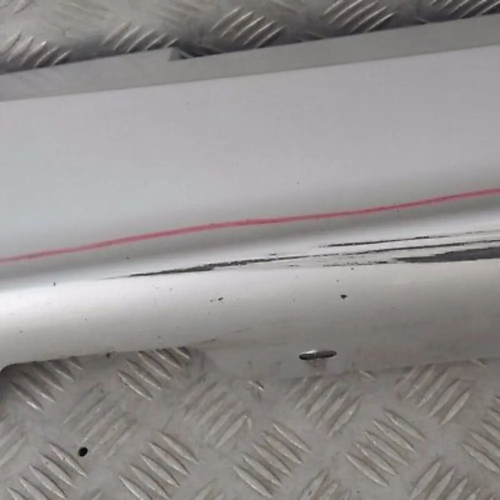 BMW 1 E87 Bas de Porte Couverture Seuil a Gauche Argent Titane Sliber