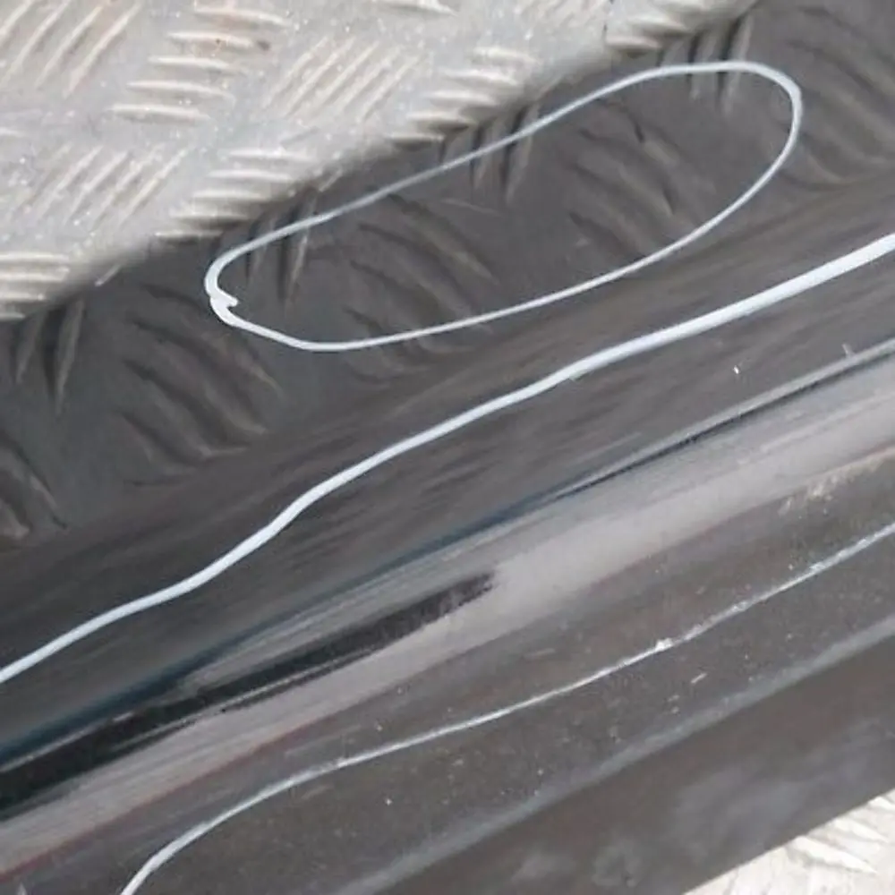 BMW E90 E91 Sill Strip Faldón lateral derecho Zafiro negro metalizado 475