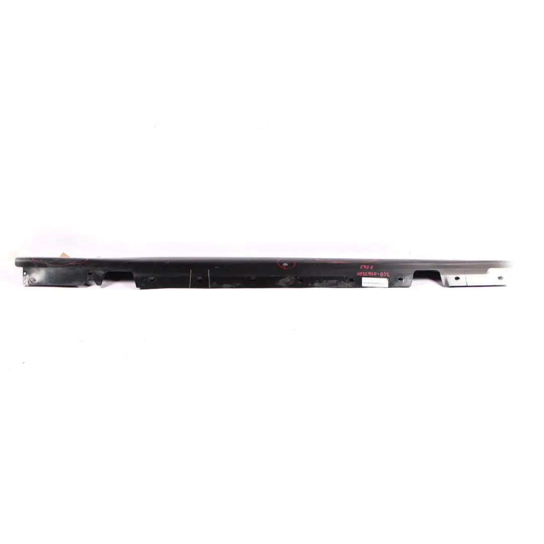 BMW 3 E90 E91 2 Sill Strip Side Skirt Right O/S Black Sapphire Metallic - 475