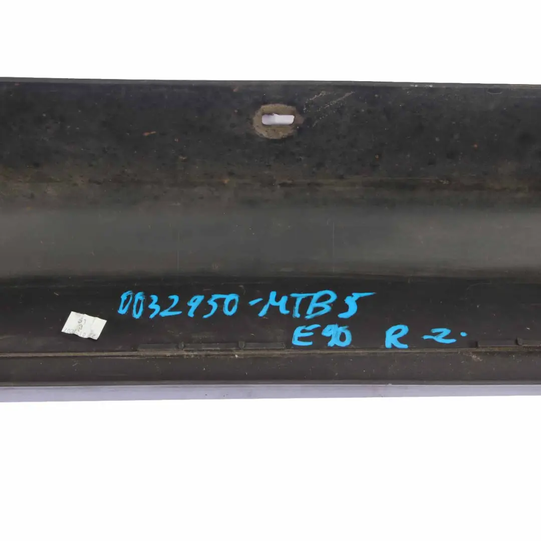 BMW E90 E91 Side Skirt Sill Strip Right O/S Montegoblau Blau Blue Metallic - A51