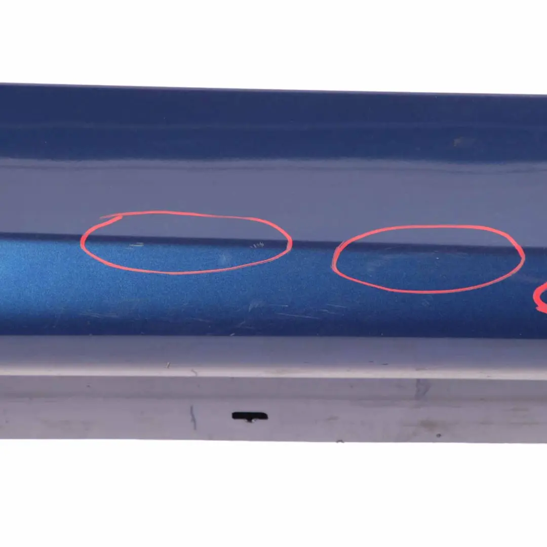 BMW E90 E91 Side Skirt Sill Strip Right O/S Montegoblau Blau Blue Metallic - A51