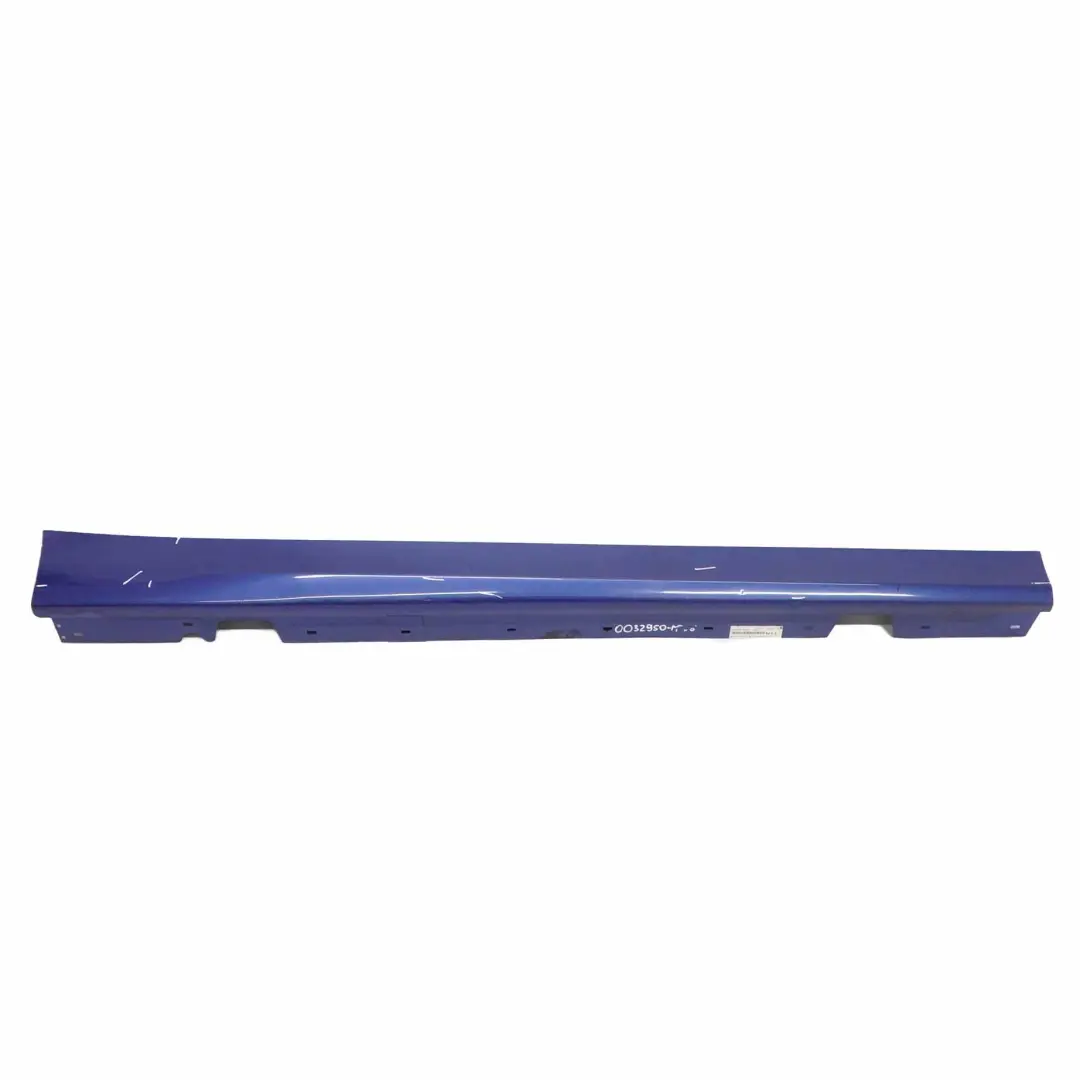 BMW E90 E91 Side Skirt Sill Strip Right O/S Montegoblau Blau Blue Metallic - A51