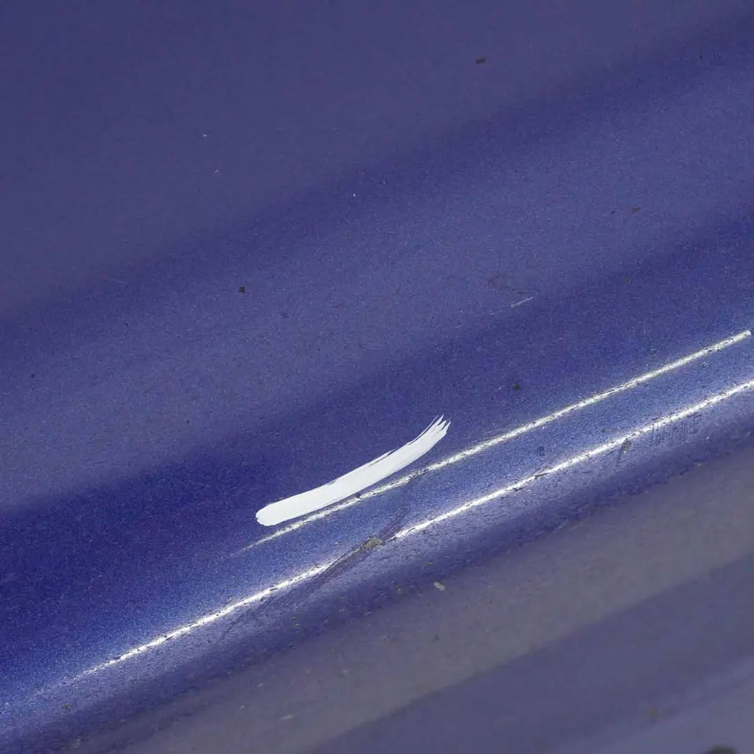 BMW E90 E91 Faldón lateral Sill Strip Derecha Montegoblau Blau Azul - A51