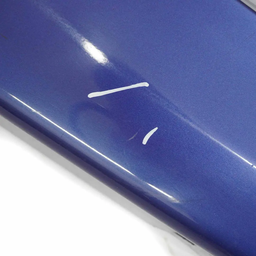 BMW E90 E91 Faldón lateral Sill Strip Derecha Montegoblau Blau Azul - A51