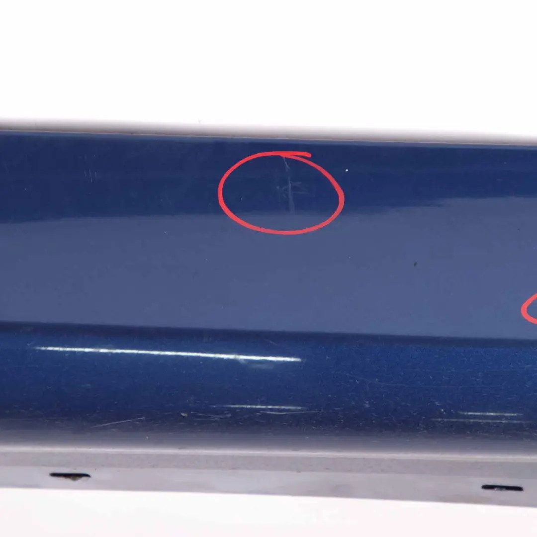 BMW E90 E91 Sill Strip Side Skirt Right O/S Montegoblau Blau Blue Metallic - A51