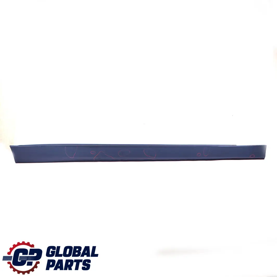 BMW 3 E90 E91 Sill Strip Side Skirt Right O/S Mysticblau Mystic Blue - A07