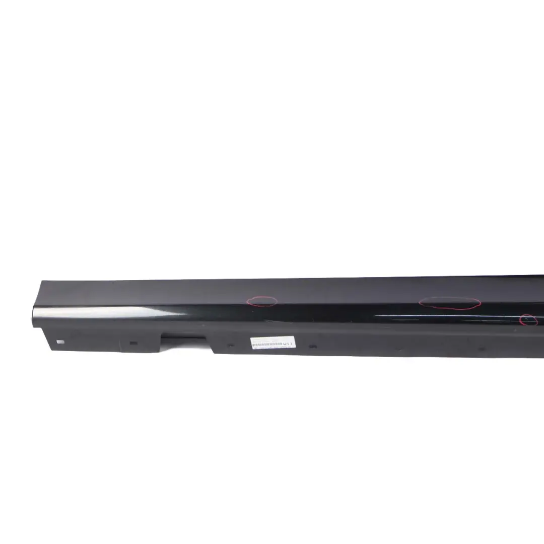 BMW 3 E90 E91 Cover Sill Strip Side Trim Skirt Left N/S Black Sapphire - 475