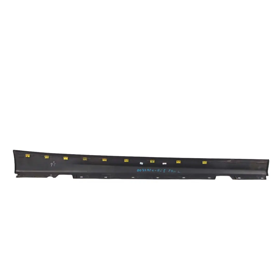 BMW 3 E90 E91 Cover Sill Strip Side Trim Skirt Left N/S Black Sapphire - 475