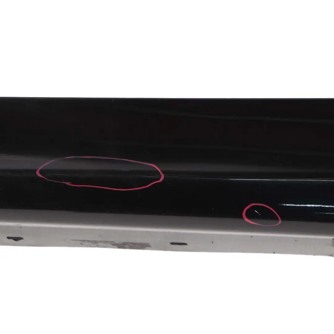 BMW 3 E90 E91 Cover Sill Strip Side Trim Skirt Left N/S Black Sapphire - 475