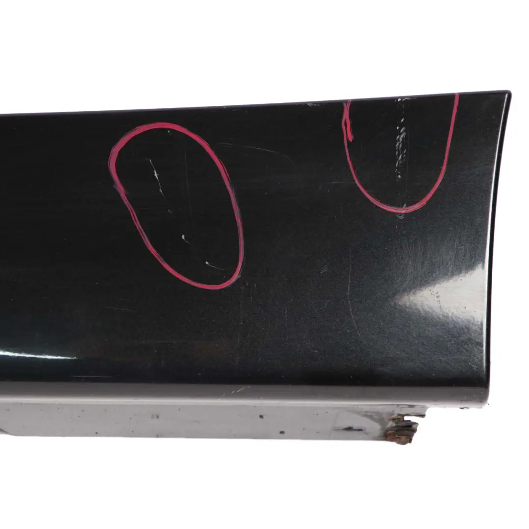 BMW 3 E90 E91 Cover Sill Strip Side Trim Skirt Left N/S Black Sapphire - 475