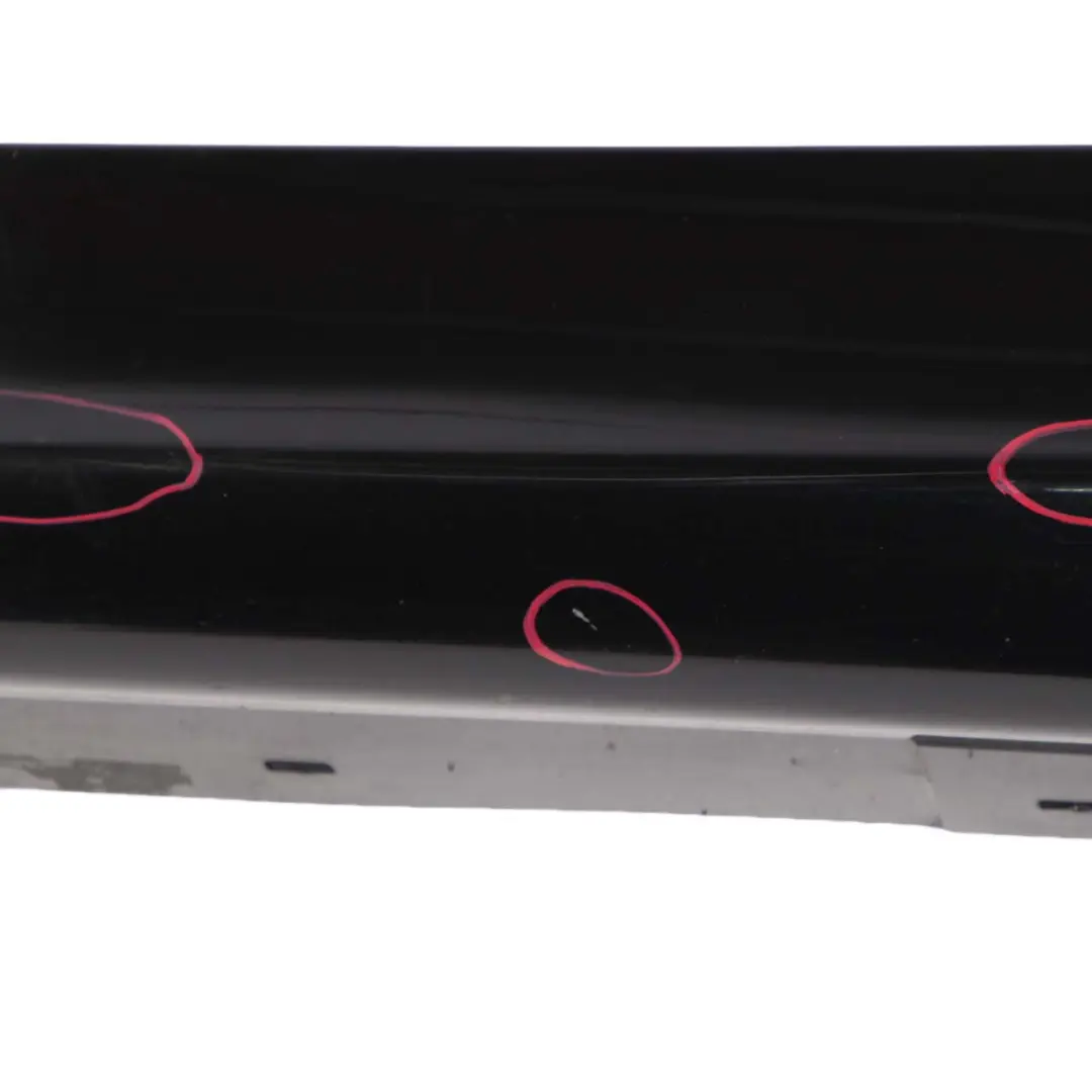 BMW 3 E90 E91 Cover Sill Strip Side Trim Skirt Left N/S Black Sapphire - 475