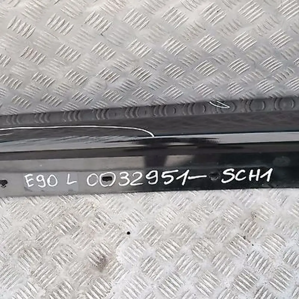 BMW 3 E90 E91 Bas de Porte Couverture Seuil a Gauche Noir,