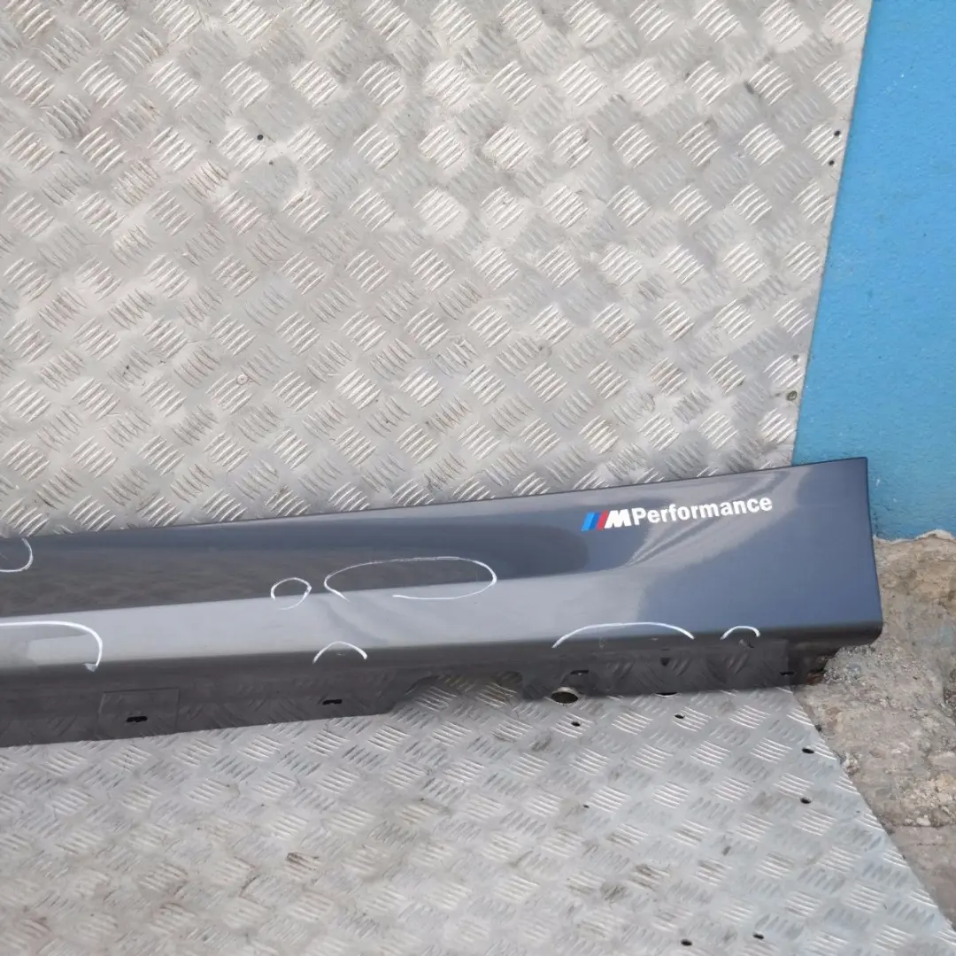 BMW 3 E90 E91 Bas de Porte Couverture Seuil a Gauche Mousseux de Graphite