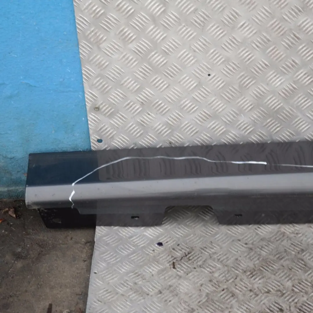 BMW 3 E90 E91 Bas de porte Couverture De Seuil a gauche Mousseux Graphite