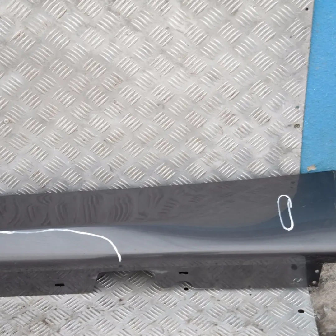 BMW 3 E90 E91 Bas de porte Couverture De Seuil a gauche Mousseux Graphite