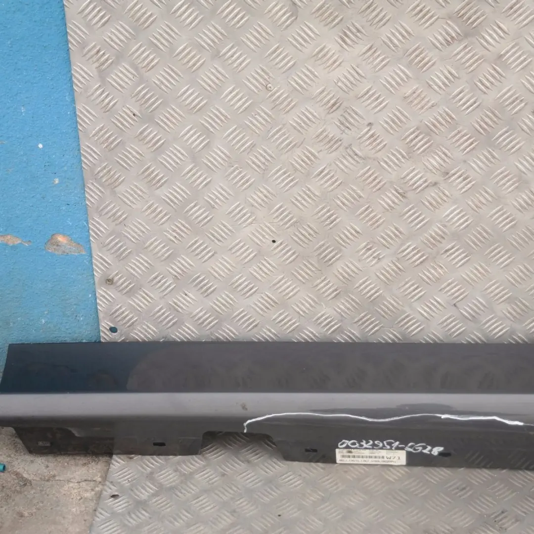 BMW E90 E91 Bas de Porte Couverture Seuil A Gauche Mousseux Graphite Metalique