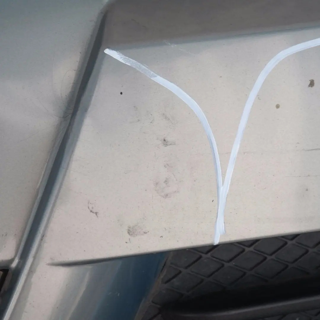 Front Bumper Trim Panel Complete Arktis Metallic - A34 BMW 3 SERIES E90 E91 - SKU 0033167-AM - Part number 33167