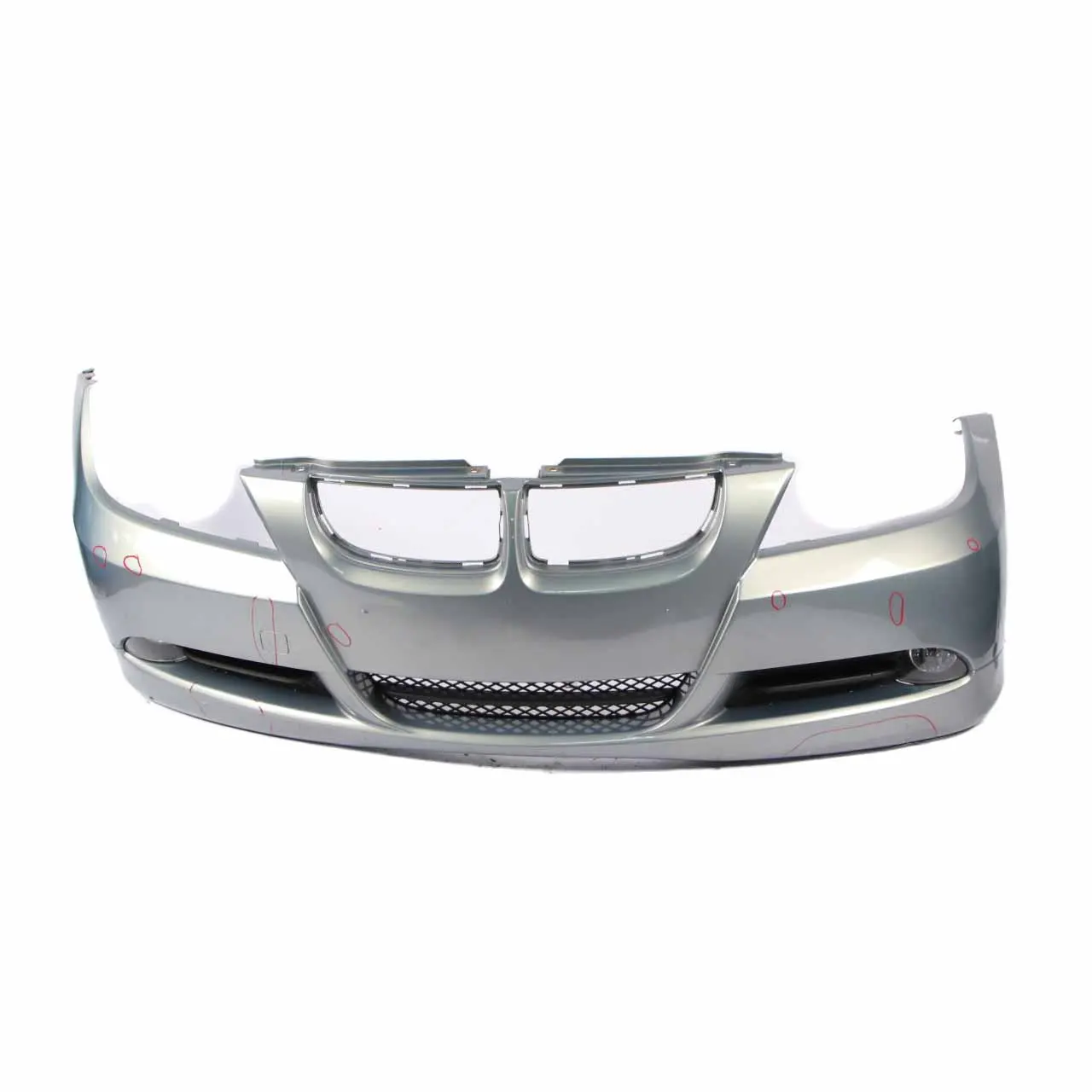 BMW E90 E91 Bumper Front Complete Trim Panel Arktis Arctic Metallic - A34