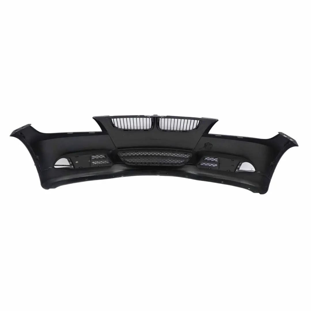 BMW E90 E91 Complete Front Bumper Trim Panel Black Sapphire - 475