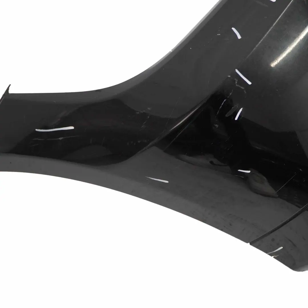 BMW E90 E91 Complete Front Bumper Trim Panel Black Sapphire - 475