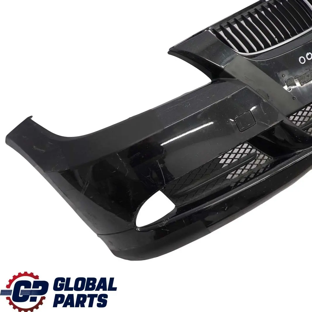 BMW 3 Series E90 E91 3 Complete Front Bumper Trim Panel Black Sapphire - 475