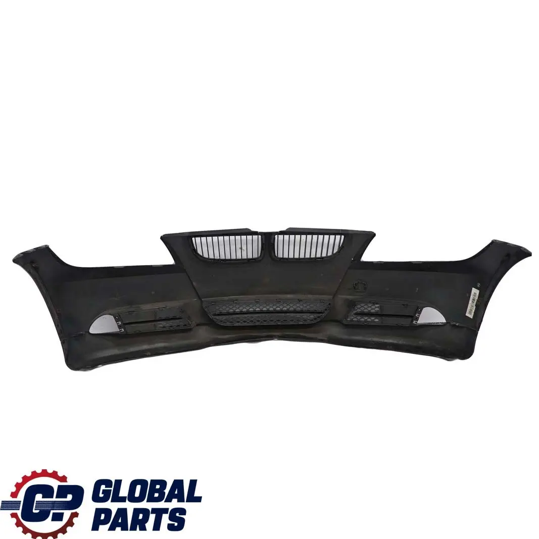 BMW 3 Series E90 E91 3 Complete Front Bumper Trim Panel Black Sapphire - 475