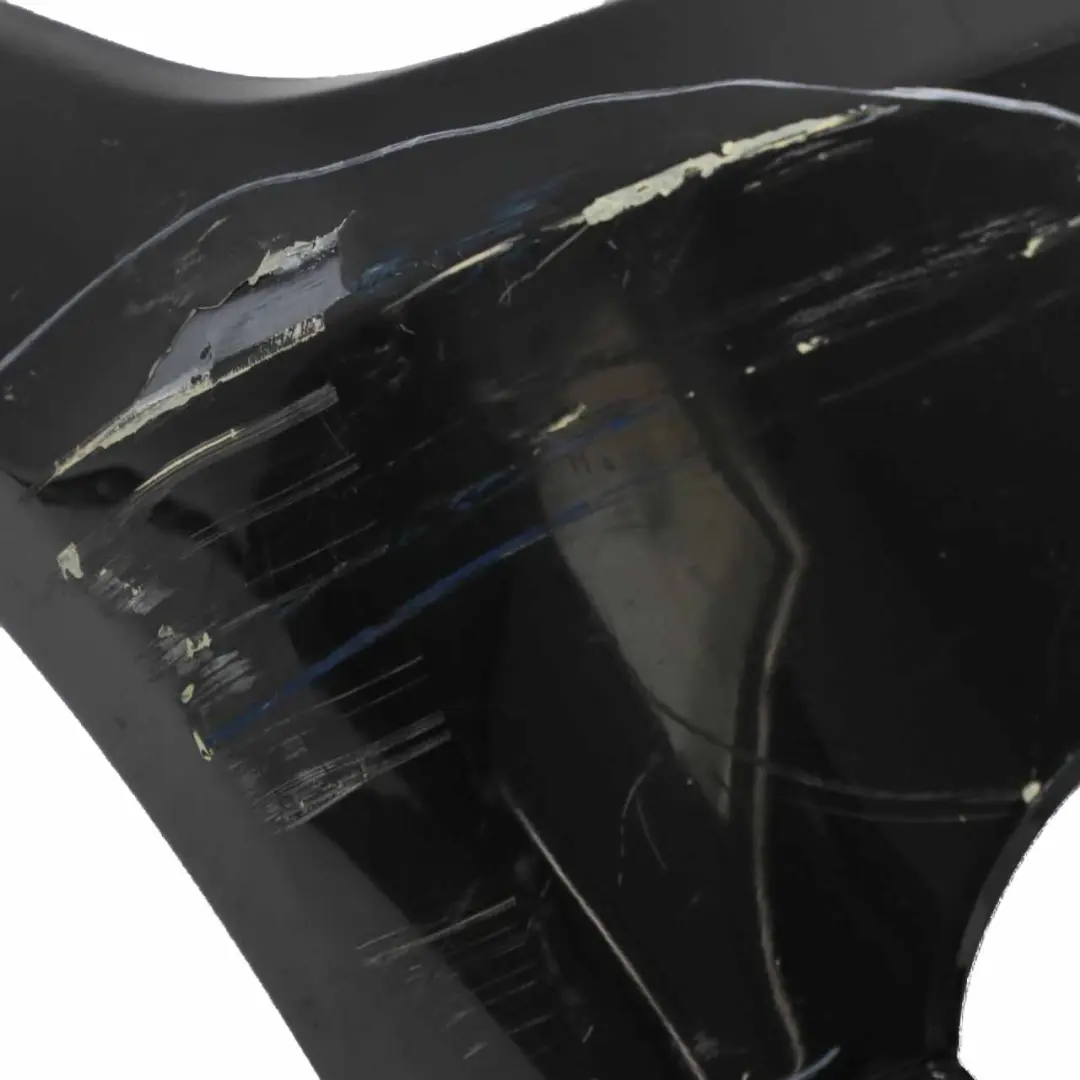 BMW E90 E91 Front Bumper Trim Panel Complete Black Sapphire Metallic - 475