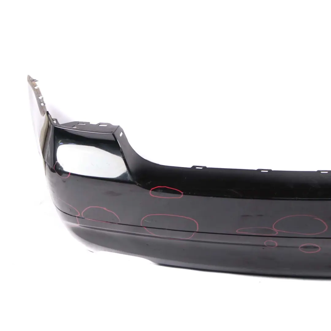 BMW E90 Bumper Rear Covering Panel Black Sapphire Metallic - 475