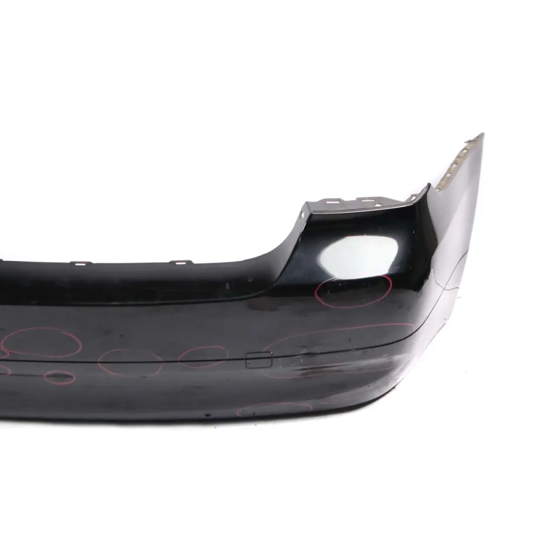 BMW E90 Bumper Rear Covering Panel Black Sapphire Metallic - 475