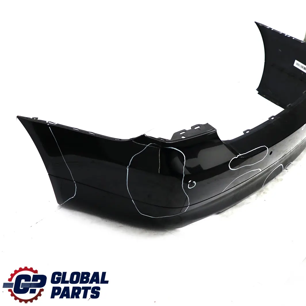 BMW 3 Series E90 6 Saloon Rear Bumper PDC Black Sapphire Metallic - 475