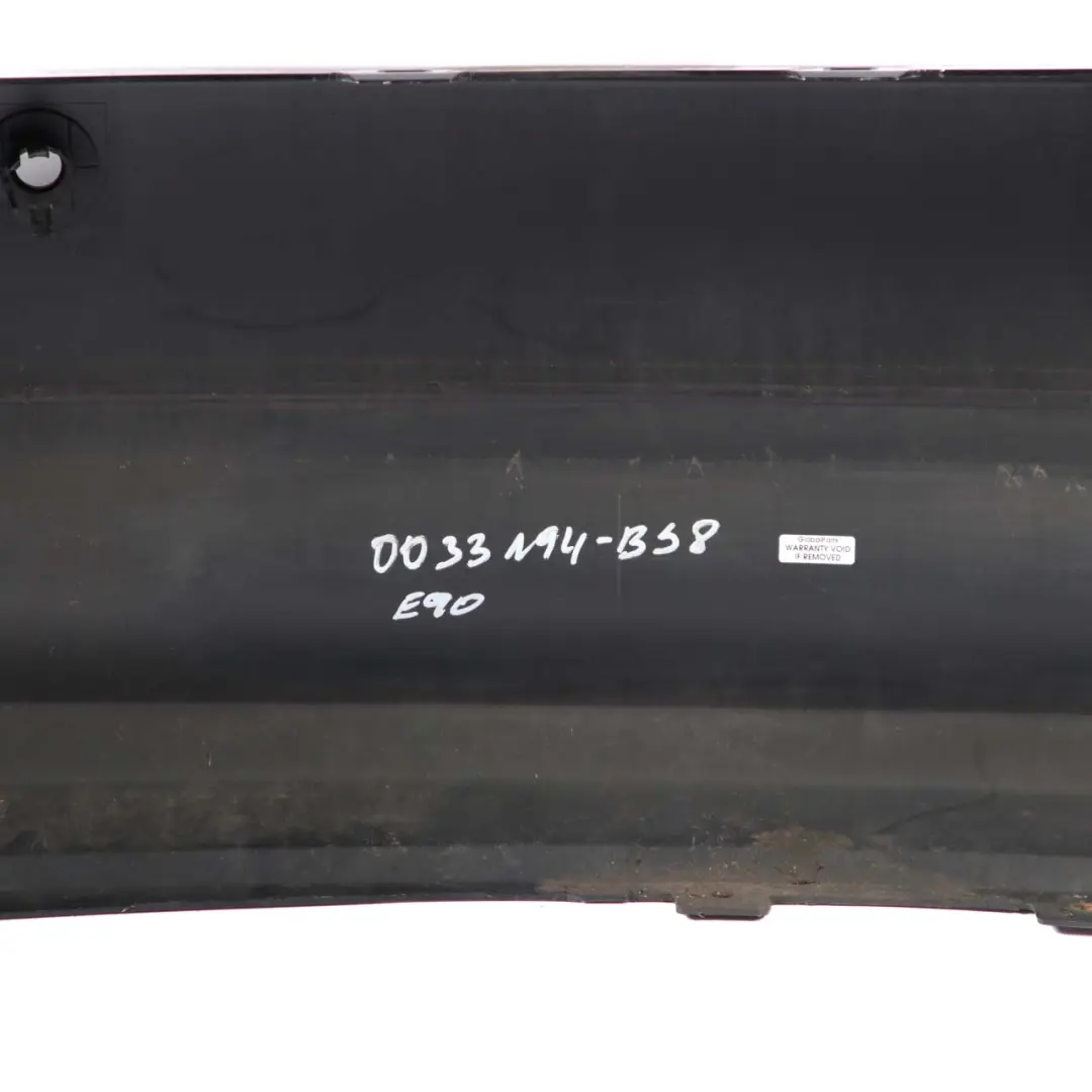 BMW 3 Series E90 8 Saloon Rear Bumper PDC Black Sapphire Metallic - 475