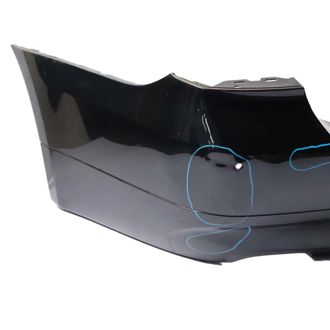 BMW 3 Series E90 8 Saloon Rear Bumper PDC Black Sapphire Metallic - 475