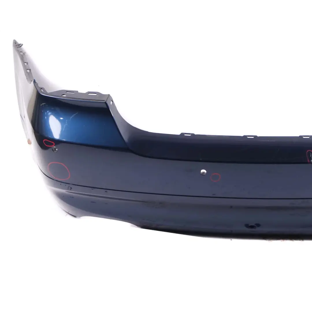 BMW 3 E90 3 Saloon Rear Bumper PDC Mysticblau Mystic Blue Metallic - A07