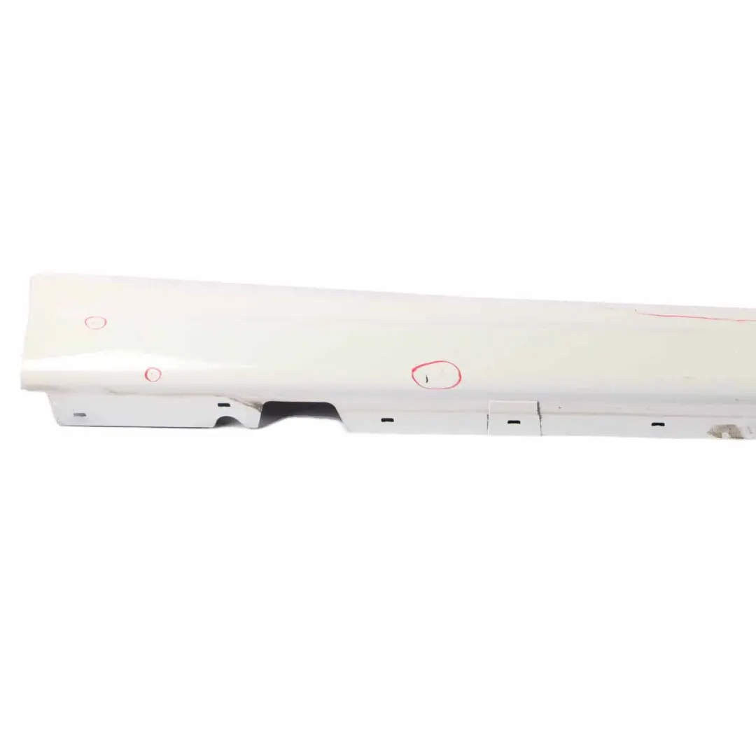 BMW E90 E91 Side Skirt M Sport Sill Strip Covering Right O/S Alpinweiss White