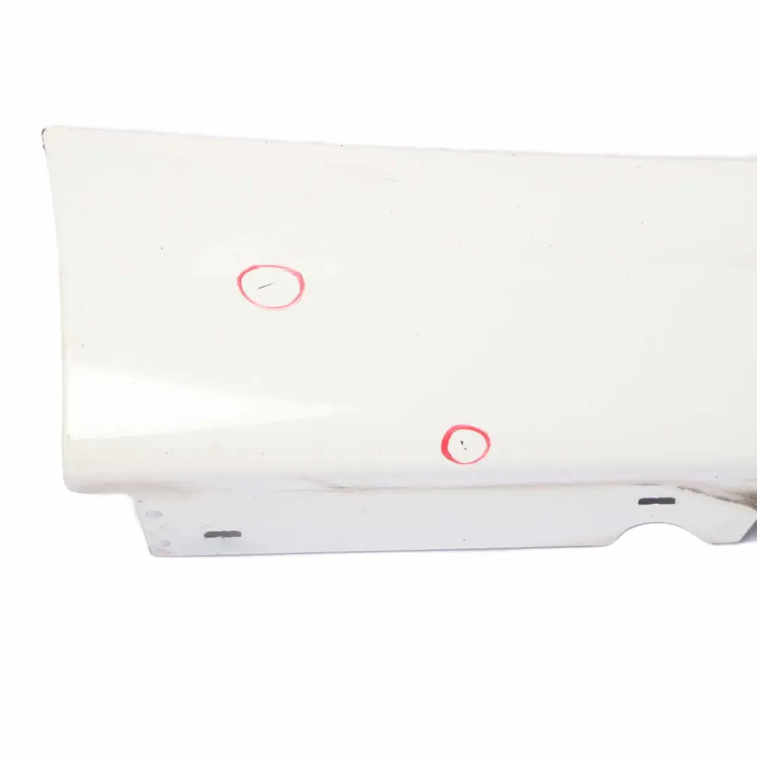 BMW E90 E91 Side Skirt M Sport Sill Strip Covering Right O/S Alpinweiss White