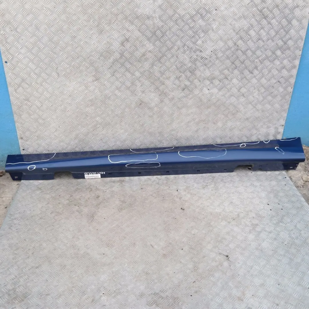 BMW SERIE 3 1 E90 E91 M Sport Sill Strip Side Skirt Left Le Mans Blau Blue