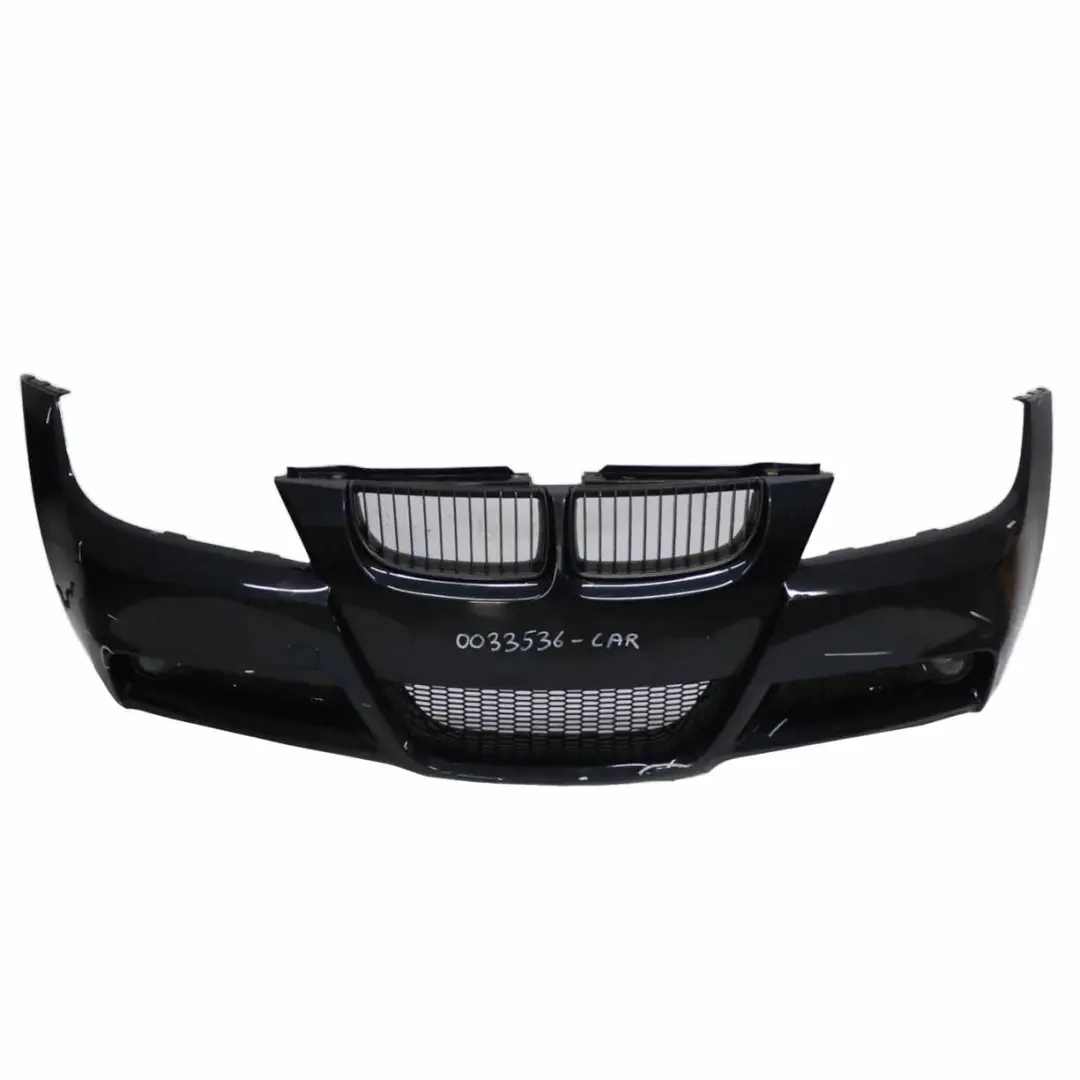 BMW E90 E91 M Sport Complete Front Bumper Trim Panel Carbonschwarz Black 416