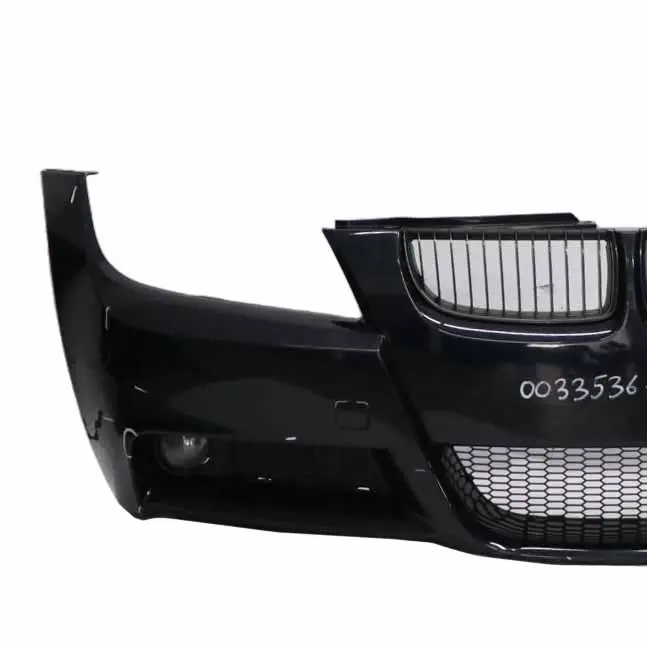 BMW E90 E91 M Sport Complete Front Bumper Trim Panel Carbonschwarz Black 416