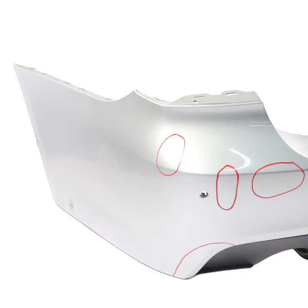 BMW 3 E90 335i 335d M Sport Rear Bumper PDC Titansilber Titan Silver Silber 354