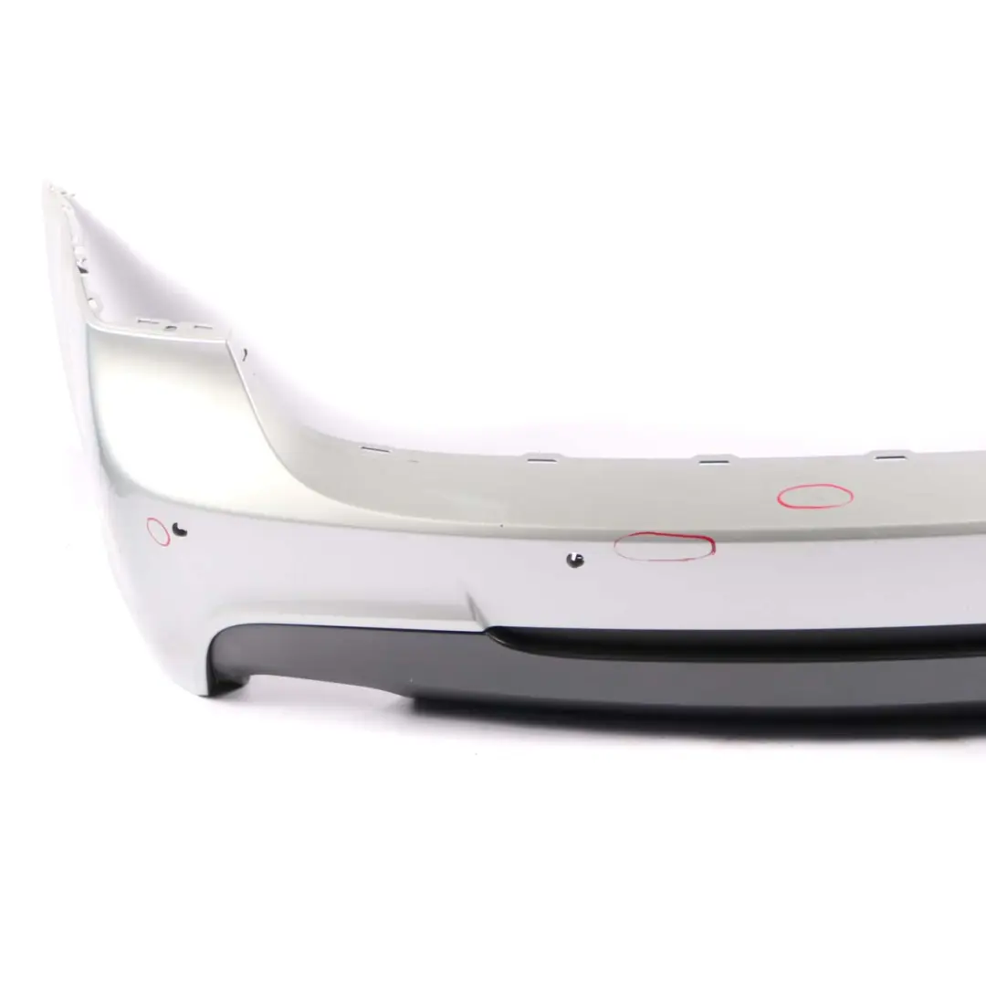 BMW 3 E91 Touring M Sport Rear Bumper Trim Panel Titansilber Silver - 354