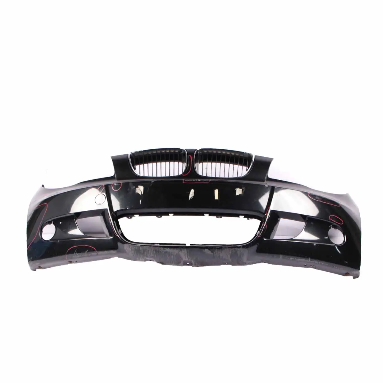 BMW 1 E81 E87 M Sport Front Bumper Trim Panel Black Sapphire Metallic - 475